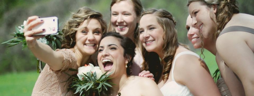 Wedding selfie